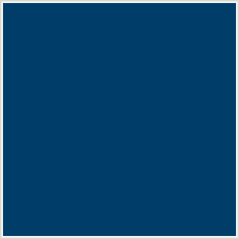 003E69 Hex Color Image (BLUE, MIDNIGHT BLUE, REGAL BLUE)