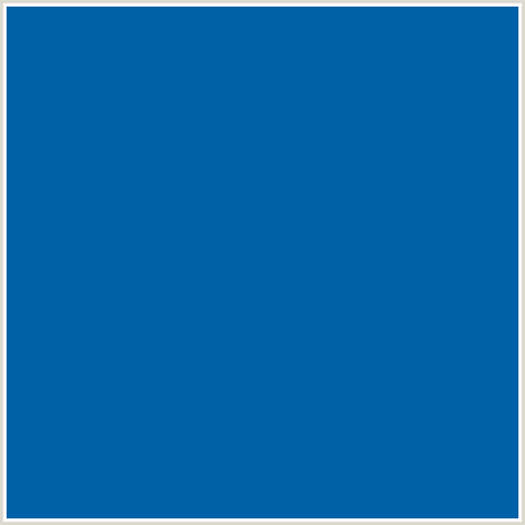 0061A6 Hex Color Image (BLUE, ENDEAVOUR)