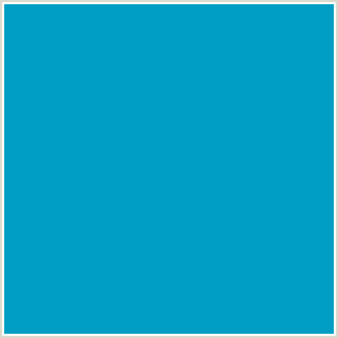 009EC5 Hex Color Image (LIGHT BLUE, PACIFIC BLUE)