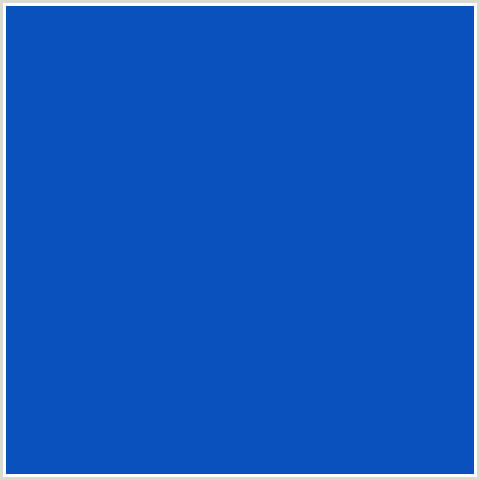 0B51BE Hex Color Image (BLUE, DENIM)