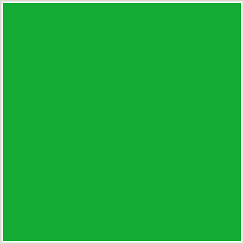 14AC34 Hex Color Image (GREEN, MALACHITE)