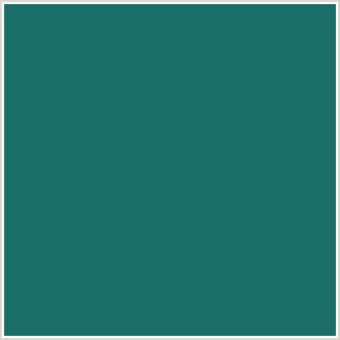 196E69 Hex Color Image (AQUA, GENOA, LIGHT BLUE)