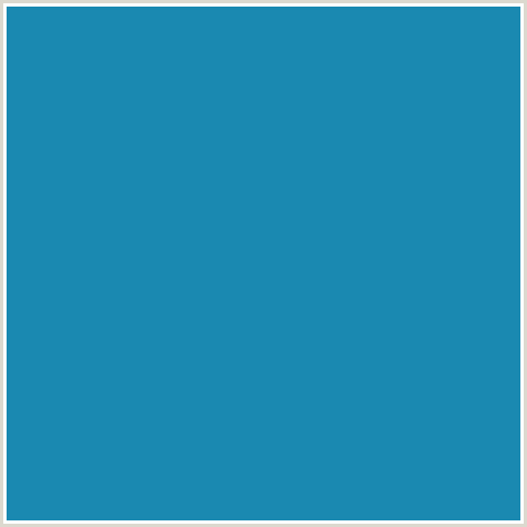 1A89B1 Hex Color Image (EASTERN BLUE, LIGHT BLUE)