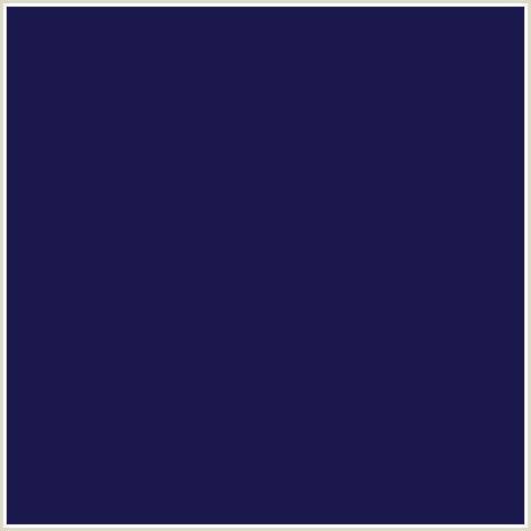1B164B Hex Color Image (BLUE, BUNTING, MIDNIGHT BLUE)