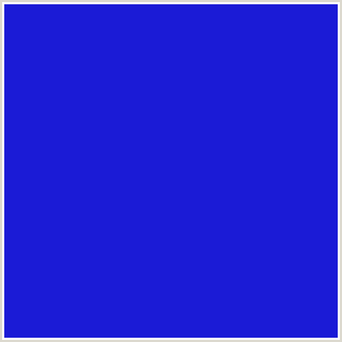 1B1BD6 Hex Color Image (BLUE, PERSIAN BLUE)