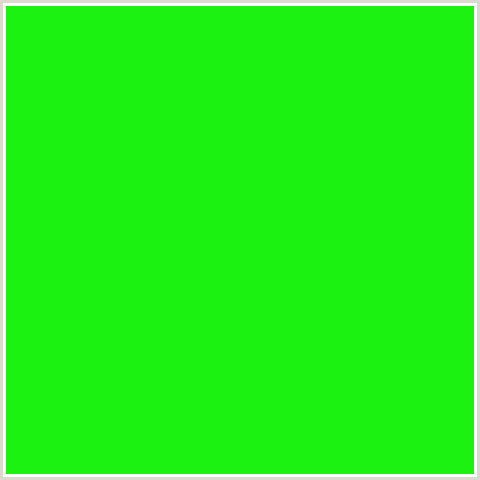 1CF20F Hex Color Image (GREEN)