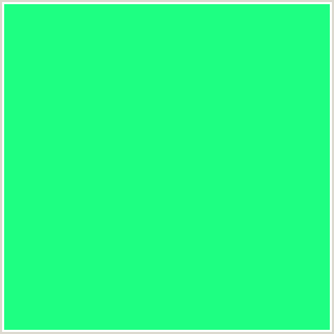 1EFF82 Hex Color Image (GREEN BLUE, SPRING GREEN)