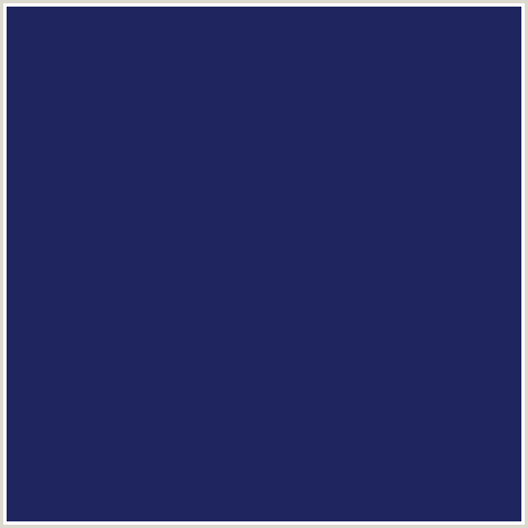 1F265F Hex Color Image (BLUE, CELLO, MIDNIGHT BLUE)