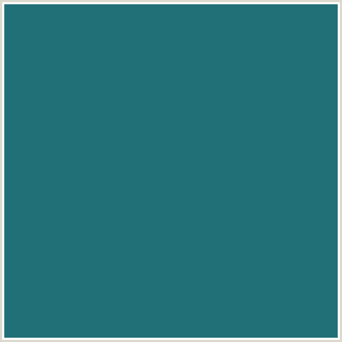 216F77 Hex Color Image (ELM, LIGHT BLUE)