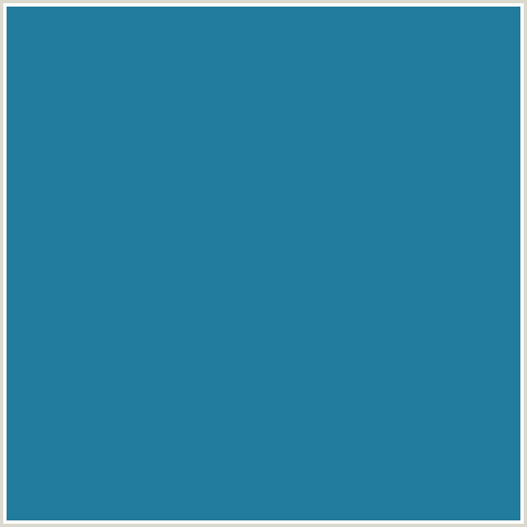 227C9D Hex Color Image (JELLY BEAN, LIGHT BLUE)