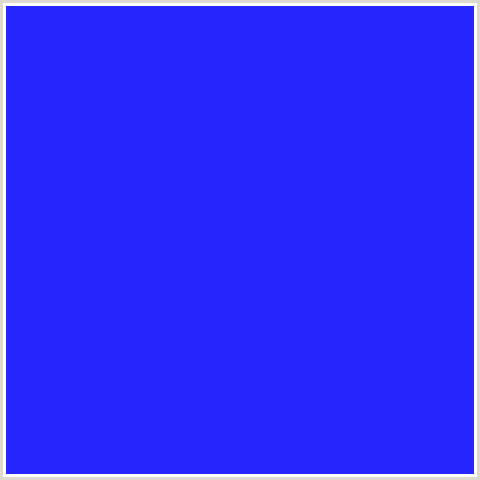 2725FD Hex Color Image (BLUE)