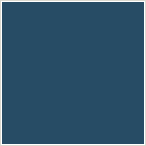 274C65 Hex Color Image (BLUE, MIDNIGHT BLUE, SAN JUAN)