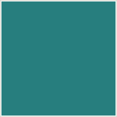 277E7E Hex Color Image (LIGHT BLUE, LOCHINVAR)