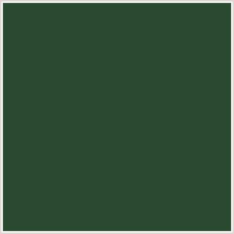 28492E Hex Color Image (EVERGLADE, GREEN)