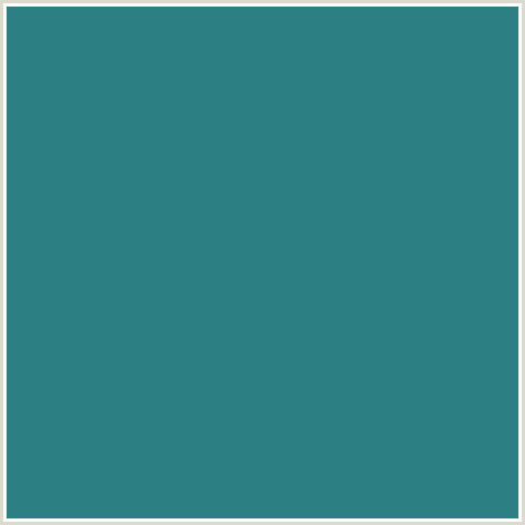 2C8084 Hex Color Image (LIGHT BLUE, LOCHINVAR)