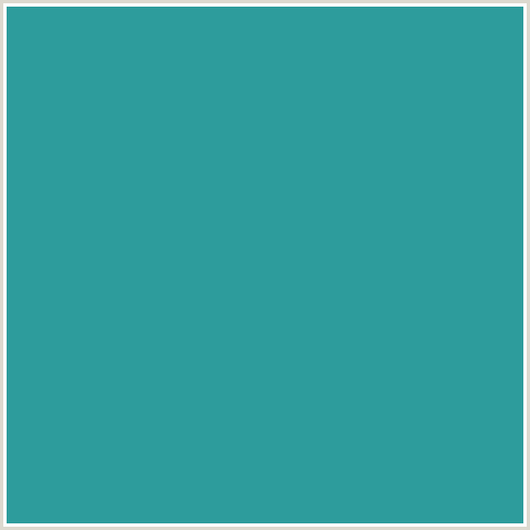 2D9C9C Hex Color Image (LIGHT BLUE, LOCHINVAR)