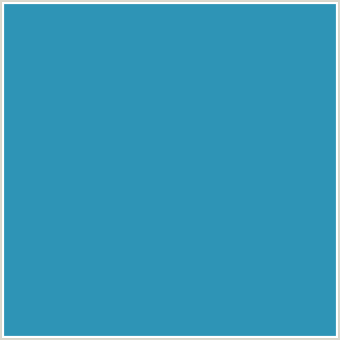 2E94B6 Hex Color Image (BOSTON BLUE, LIGHT BLUE)