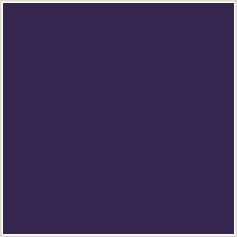 372651 Hex Color Image (BLUE VIOLET, BOSSANOVA)