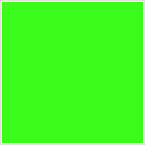 3AFB19 Hex Color Image (GREEN, HARLEQUIN)