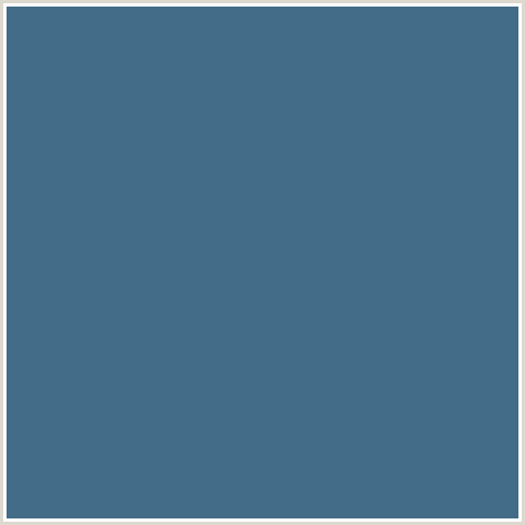 436C88 Hex Color Image (BISMARK, BLUE)