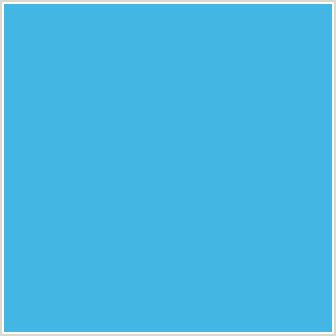 43B6E3 Hex Color Image (LIGHT BLUE, PICTON BLUE)