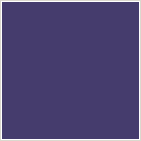 453C6D Hex Color Image (BLUE VIOLET, EAST BAY)