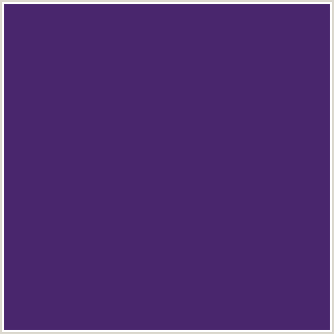 49266D Hex Color Image (JACARTA, VIOLET BLUE)