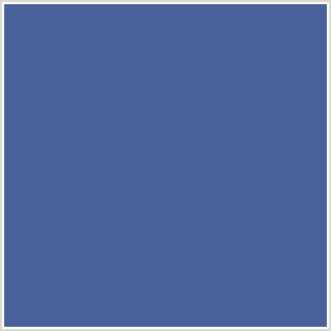 4A629A Hex Color Image (BLUE, KASHMIR BLUE)