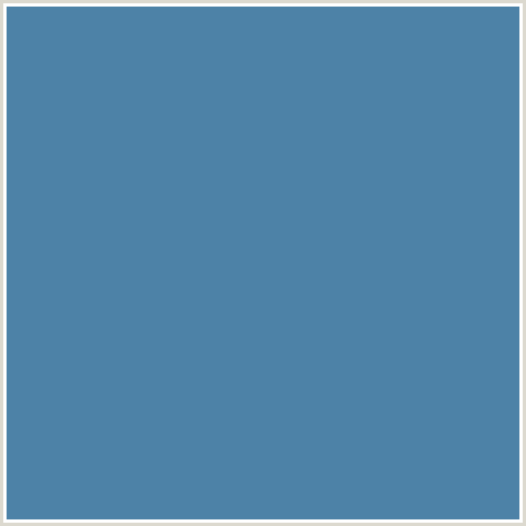 4D82A7 Hex Color Image (BLUE, WEDGEWOOD)