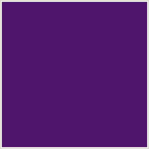 4F146B Hex Color Image (PURPLE, SCARLET GUM, VIOLET)