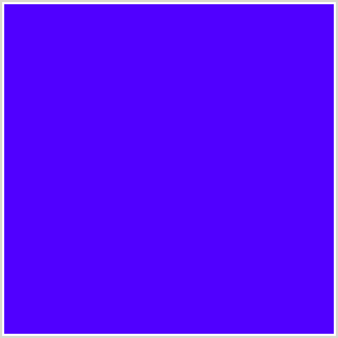 5000FF Hex Color Image (BLUE VIOLET, ELECTRIC VIOLET)