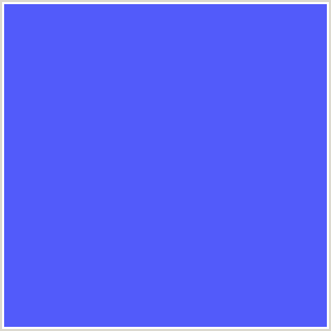 525BFA Hex Color Image (BLUE, CORNFLOWER BLUE)