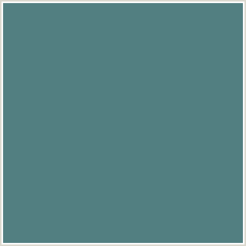 527F81 Hex Color Image (CUTTY SARK, LIGHT BLUE)