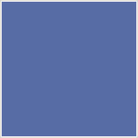 586BA4 Hex Color Image (BLUE, WAIKAWA GRAY)