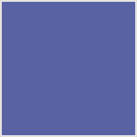 5963A4 Hex Color Image (BLUE, WAIKAWA GRAY)