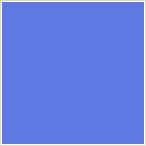5E79E1 Hex Color Image (BLUE, HAVELOCK BLUE)
