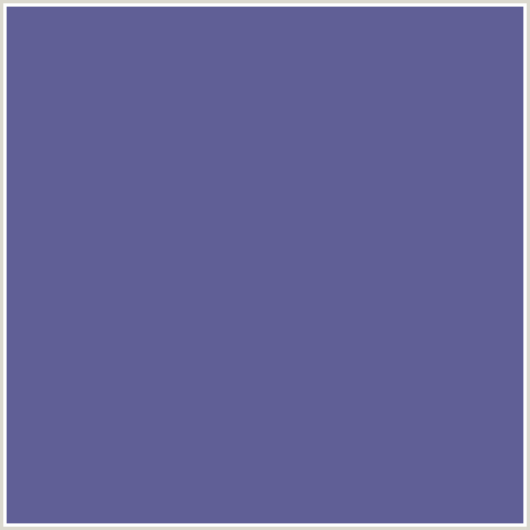 605F96 Hex Color Image (BLUE, WAIKAWA GRAY)