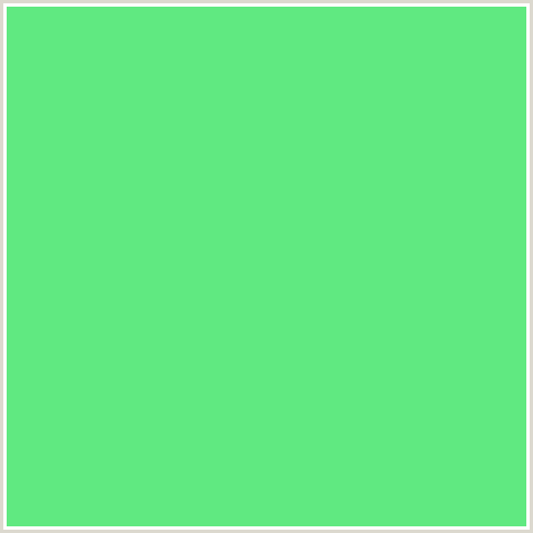 60E981 Hex Color Image (GREEN, PASTEL GREEN)