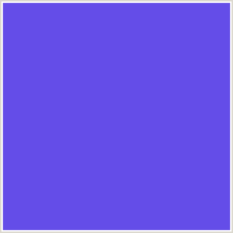 644DE8 Hex Color Image (BLUE, ROYAL BLUE)