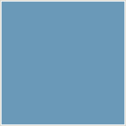 6A99B8 Hex Color Image (BLUE, HIPPIE BLUE)