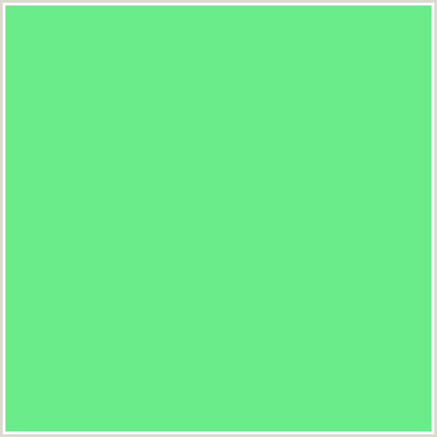 6AEC8B Hex Color Image (GREEN, PASTEL GREEN)