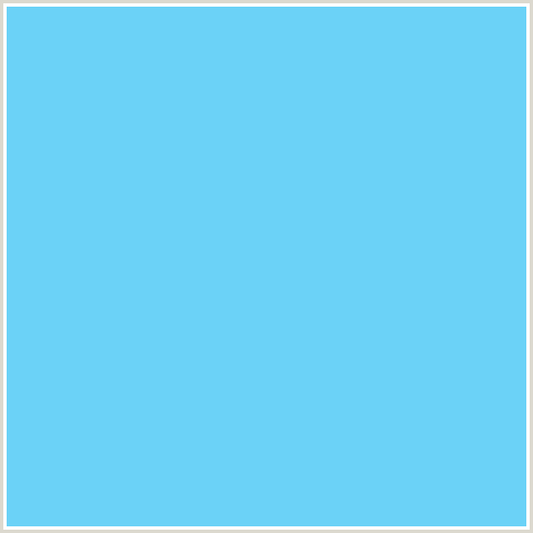 6BD2F7 Hex Color Image (LIGHT BLUE, MALIBU)