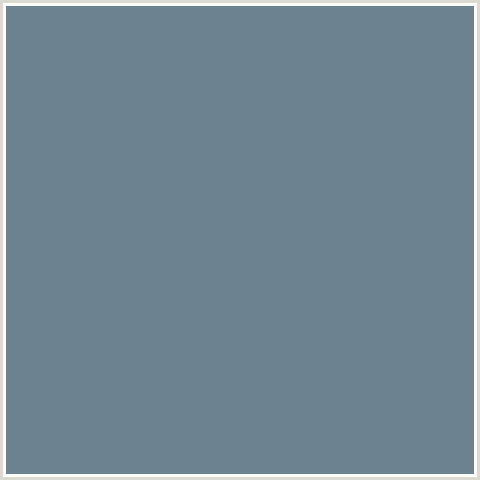 6D8290 Hex Color Image (BLUE, SLATE GRAY)