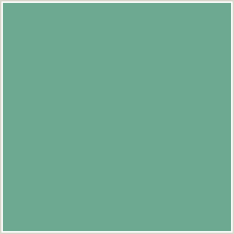 6DA991 Hex Color Image (ACAPULCO, GREEN BLUE)