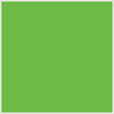 6EBB48 Hex Color Image (GREEN, MANTIS)