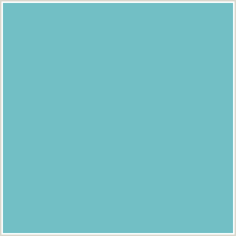 72BFC5 Hex Color Image (HALF BAKED, LIGHT BLUE)