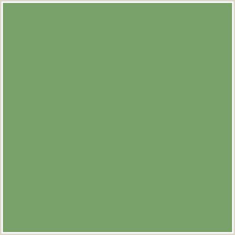 79A16A Hex Color Image (ASPARAGUS, GREEN)