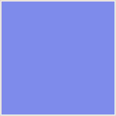 7F8CEC Hex Color Image (BLUE, PORTAGE)