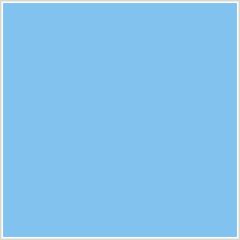 81C2EF Hex Color Image (BLUE, JORDY BLUE)