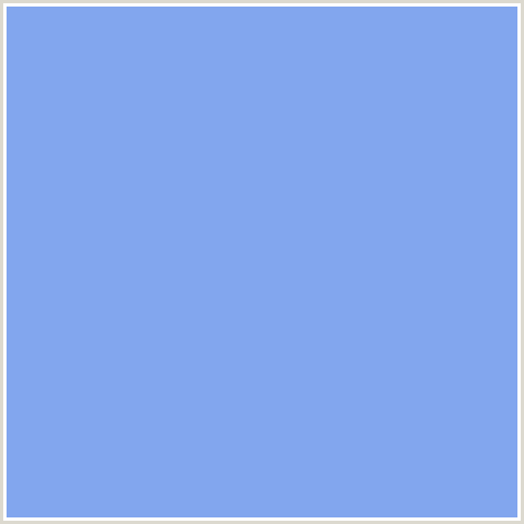 82A6EE Hex Color Image (BLUE, PORTAGE)